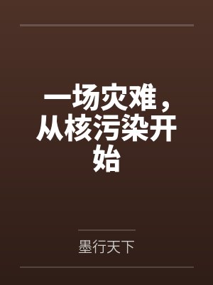 一场灾难，从核污染开始