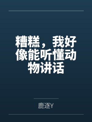 糟糕，我好像能听懂动物讲话