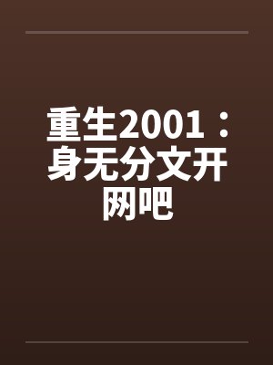 重生2001：身无分文开网吧