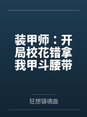 装甲师:开局校花错拿我甲斗腰带